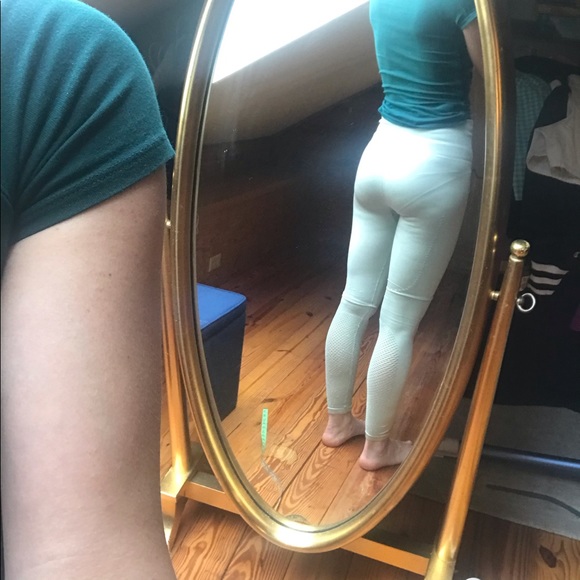 JoyLab Sage Green Silver Mesh Leggings, EUC, S - Picture 12 of 13